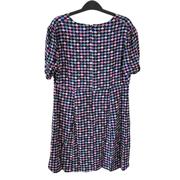 BODEN Jemima Ruched V-Neck Dress 2 Petite - Picture 4 of 6